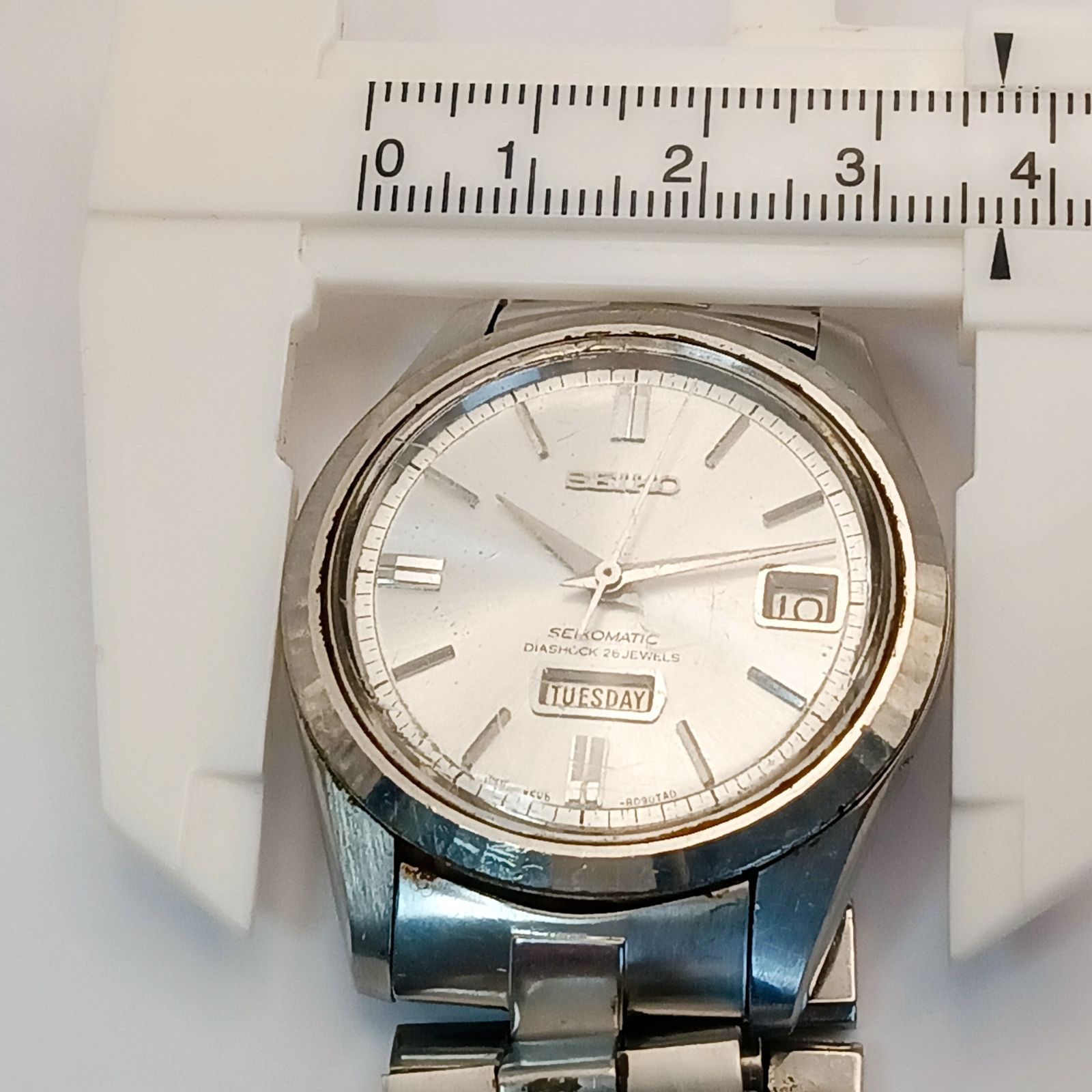 稼働 良品】0328-2 SEIKO MATIC セイコー マチック 6206-8100 メンズ