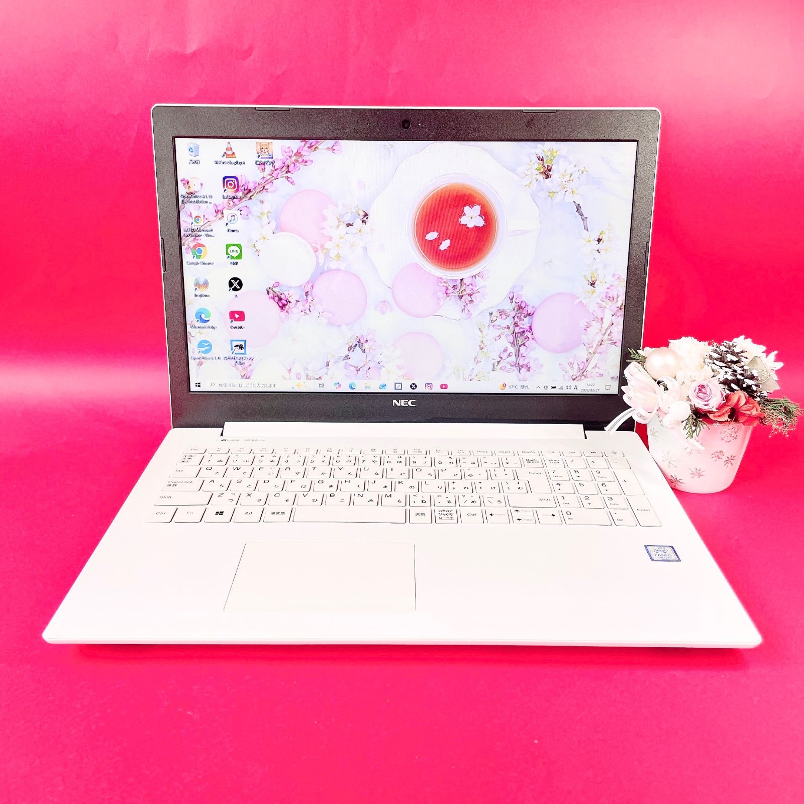 届いたらすぐに使える✨NEC薄型ノートパソコン✨Windows11✨人気 b06