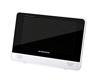 【中古】「非常に良い」GH-PDV9HW-WH 9型ワイド液晶、防水ポータブルDVDプレーヤー