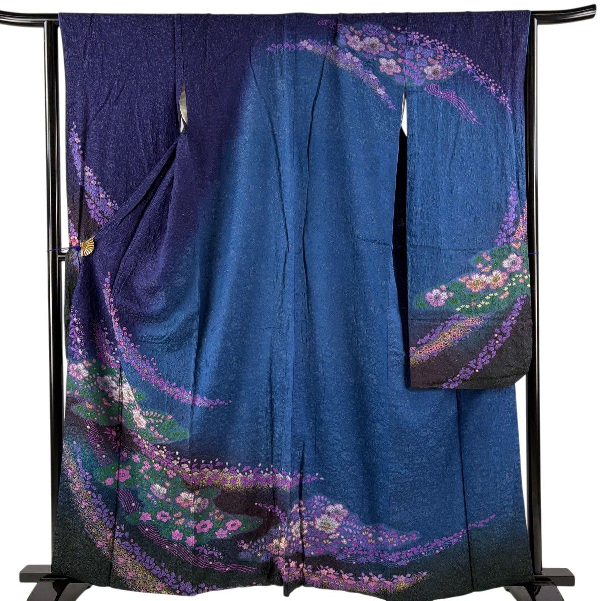 振袖 身丈169.5cm 裄丈67.5cm L 袷 袋帯フルセット 桜 乱菊 金糸