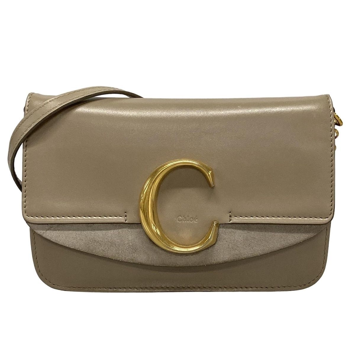 Chloe(クロエ) ショルダーバッグ美品 ダリル CHC21AP121E0423W グレー
