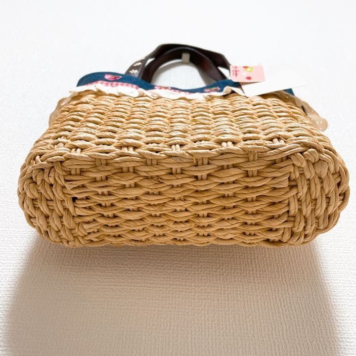 【新品タグ付】マザーガーデン 野いちご かごバッグ 刺繍 ロリータ 新品タグ付】マザーガーデン 野いちご かごバッグ 刺繍 ロリータ 量産