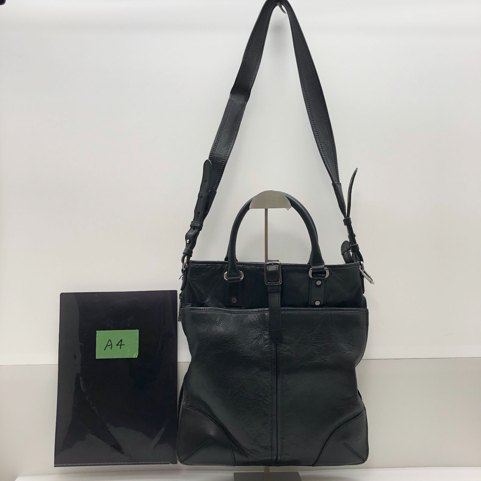 LIN-KU 輪怐 レザーショルダーバッグ 日本製 ブラック リンク SGNH26-0970 LIN-KU 輪怐 レザーショルダーバッグ 日本製 ブラック リンク SGNH26-0970