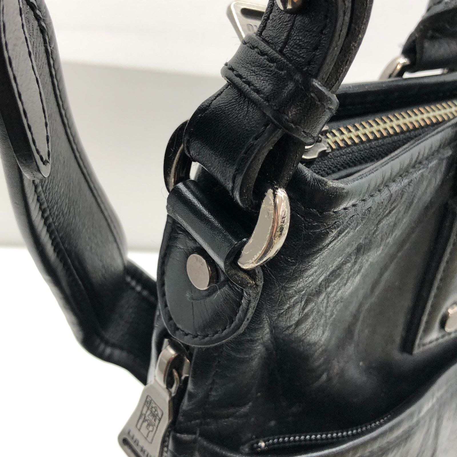 LIN-KU 輪怐 レザーショルダーバッグ 日本製 ブラック リンク SGNH26-0970 LIN-KU 輪怐 レザーショルダーバッグ 日本製 ブラック リンク SGNH26-0970