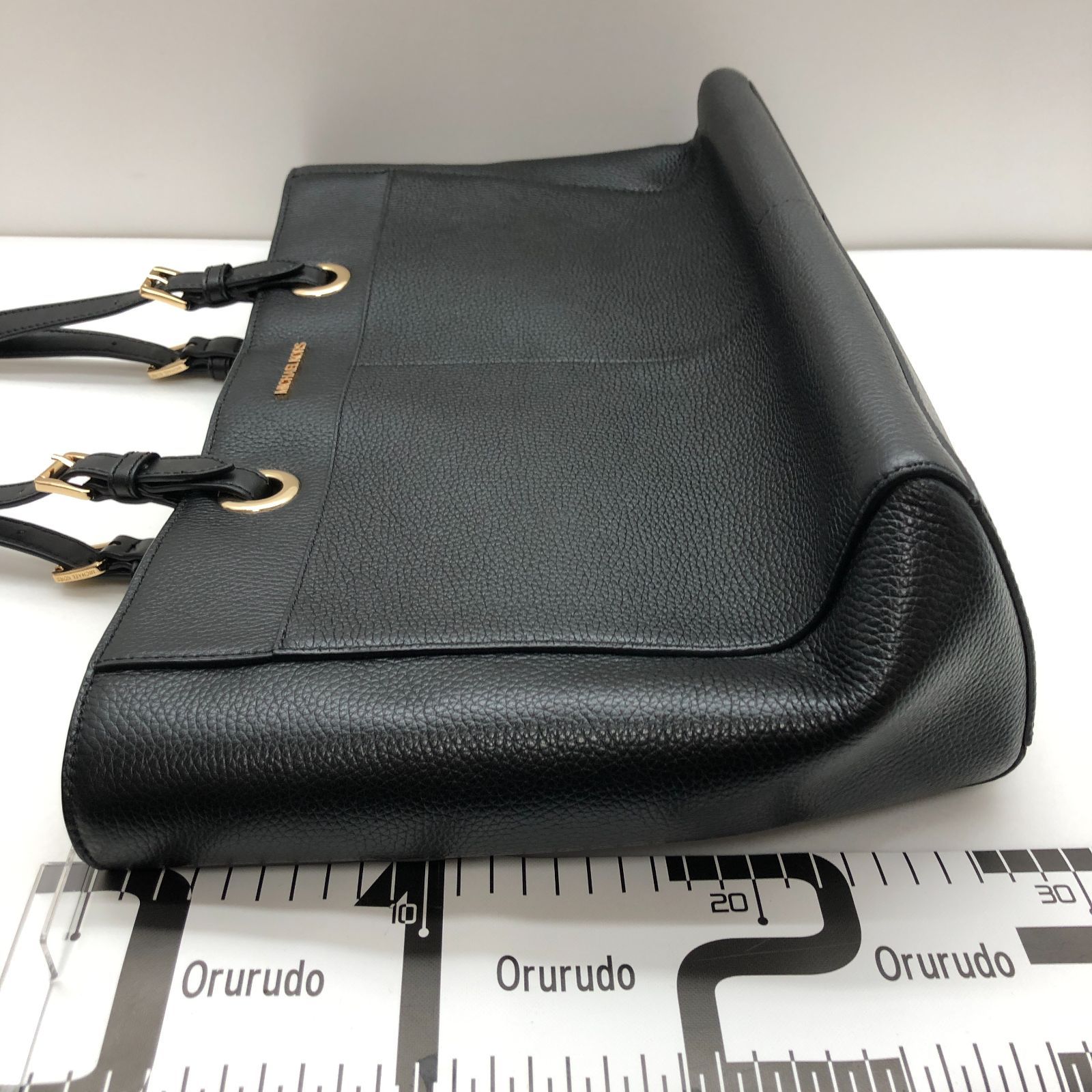 極美品】MICHAEL KORS トートバッグ レザー製 ブラック マイケルコース 