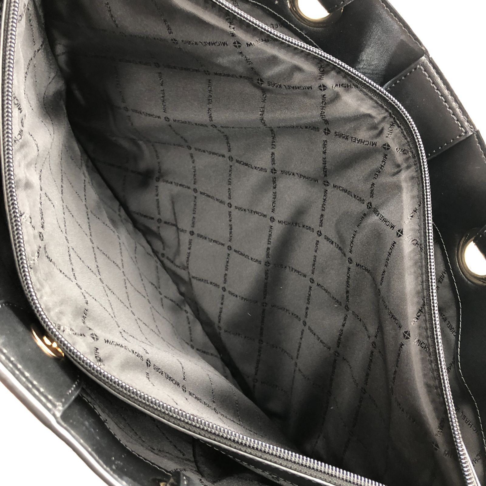 極美品】MICHAEL KORS トートバッグ レザー製 ブラック マイケルコース 