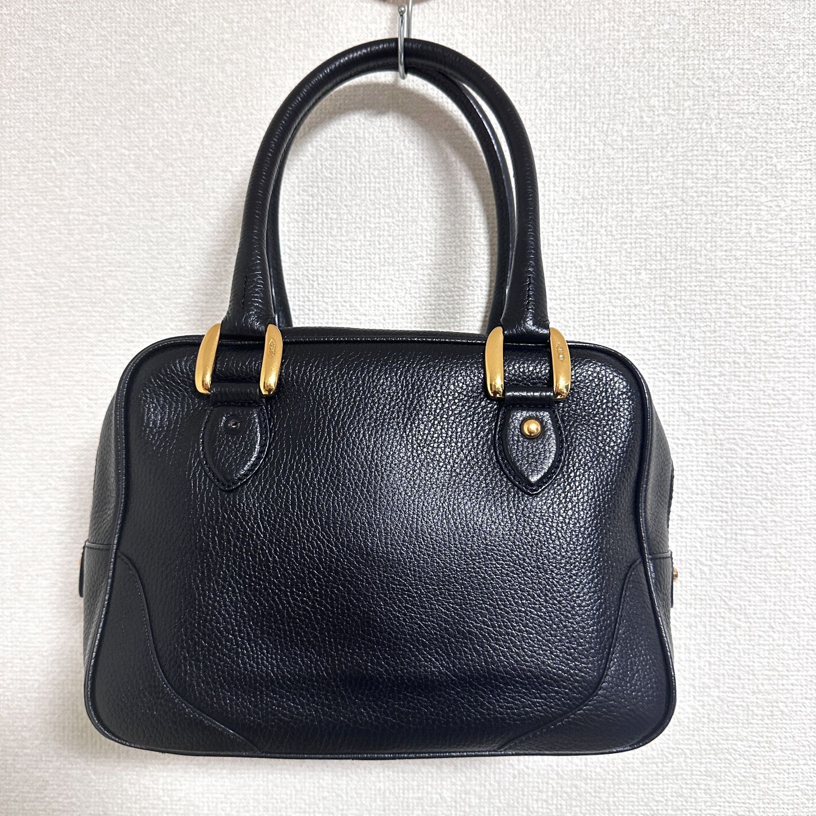 美品 J&M DAVIDSON MINI MIA ミニミア シボ革 グレインレザー 付属品 