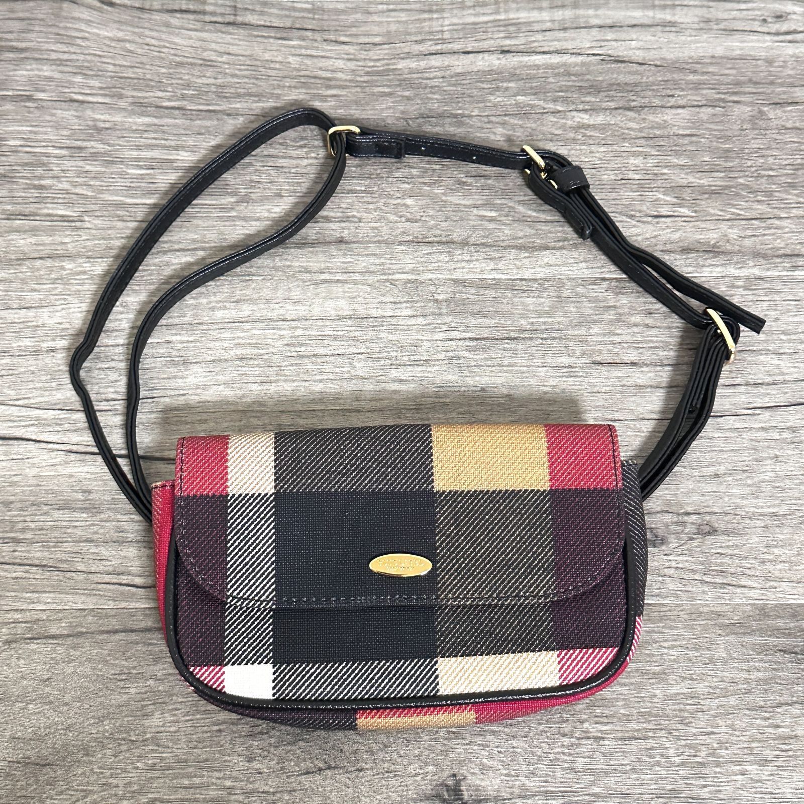 美品 ブルーレーベルクレストブリッジ 4way クレストブリッジチェック 