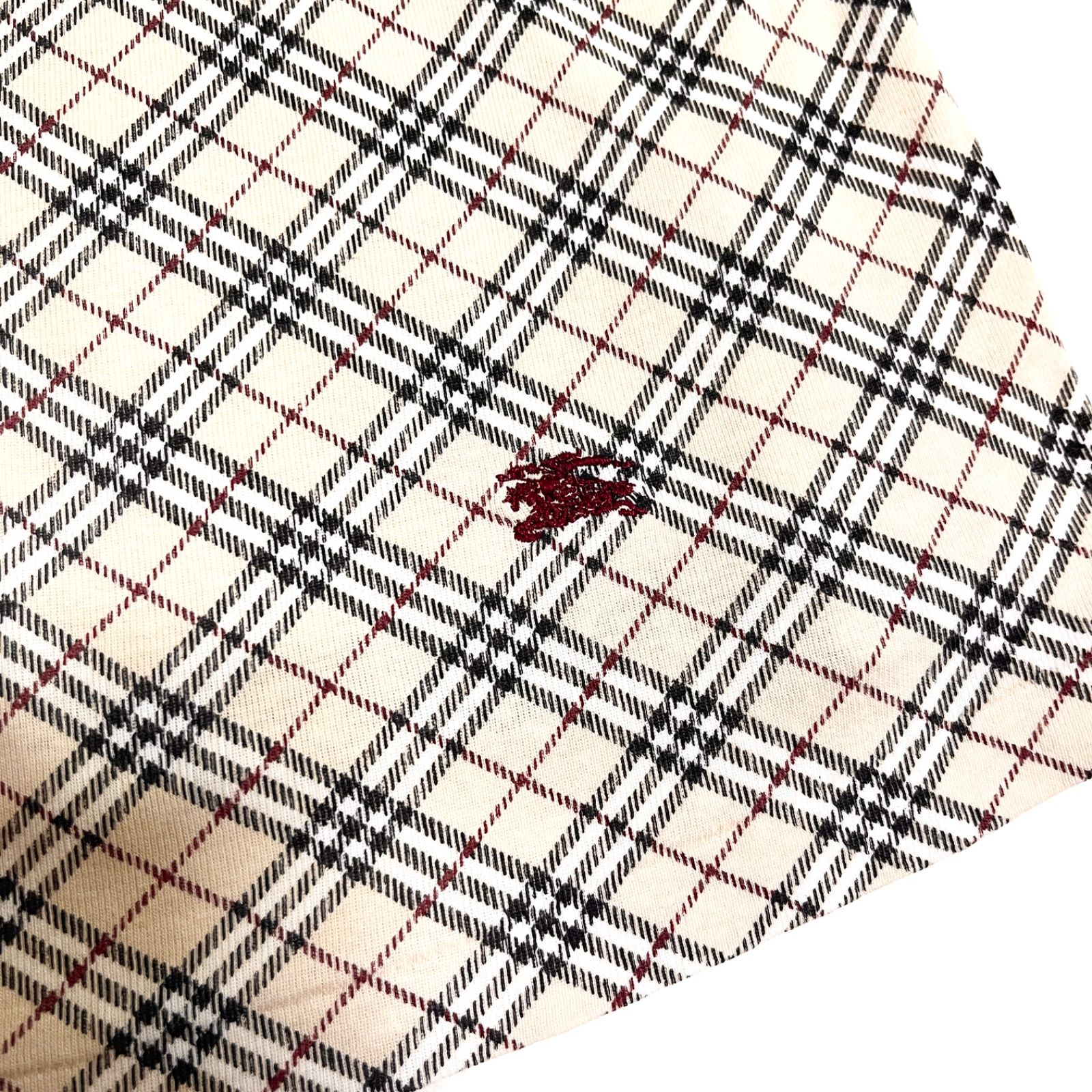 kW100 BURBERRY BLUE LABEL 総柄 ノバチェック 変形 キャミソール 紐 