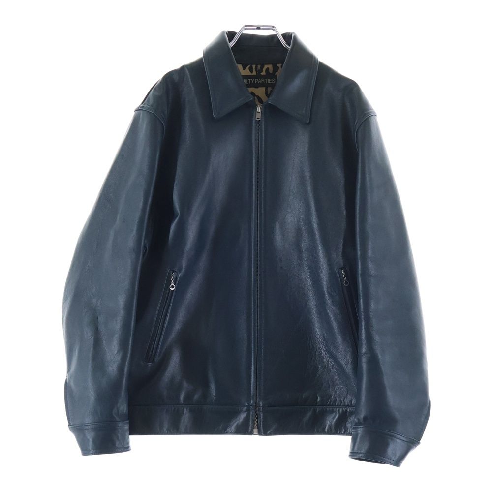 WACKO MARIA (ワコマリア) SINGLE RIDERS LEATHER JACKET レオパード