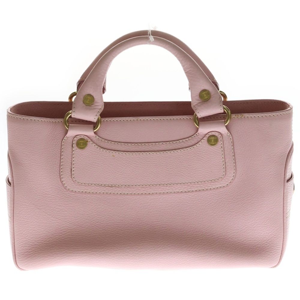 CELINE (セリーヌ) ブギーバッグ ハンドバッグ ピンク レザー
