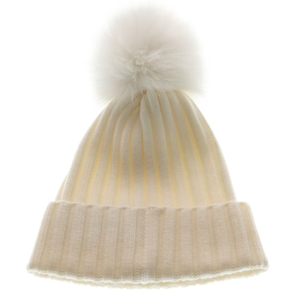 MONCLER (モンクレール) 25AW ニット ビーニー ウール フォックス 帽子