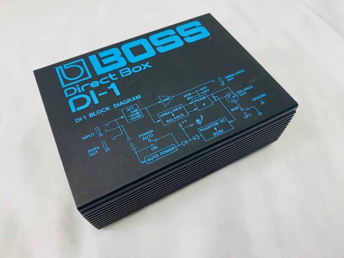BOSS DI-1 made in Japan ボス 定番ダイレクトボックス 日本製 元箱付き