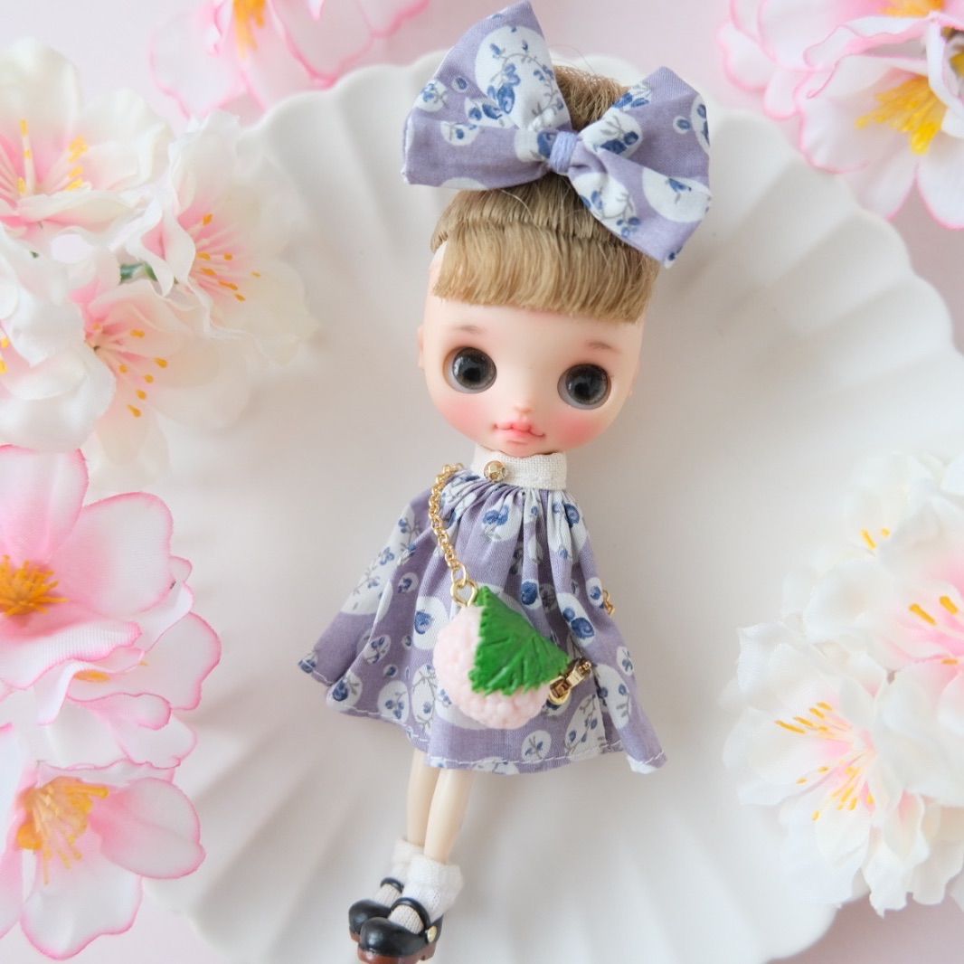 プチブライス♡お花見コーデ3点セット - メルカリ プチブライス♡お花見コーデ3点セット - メルカリ