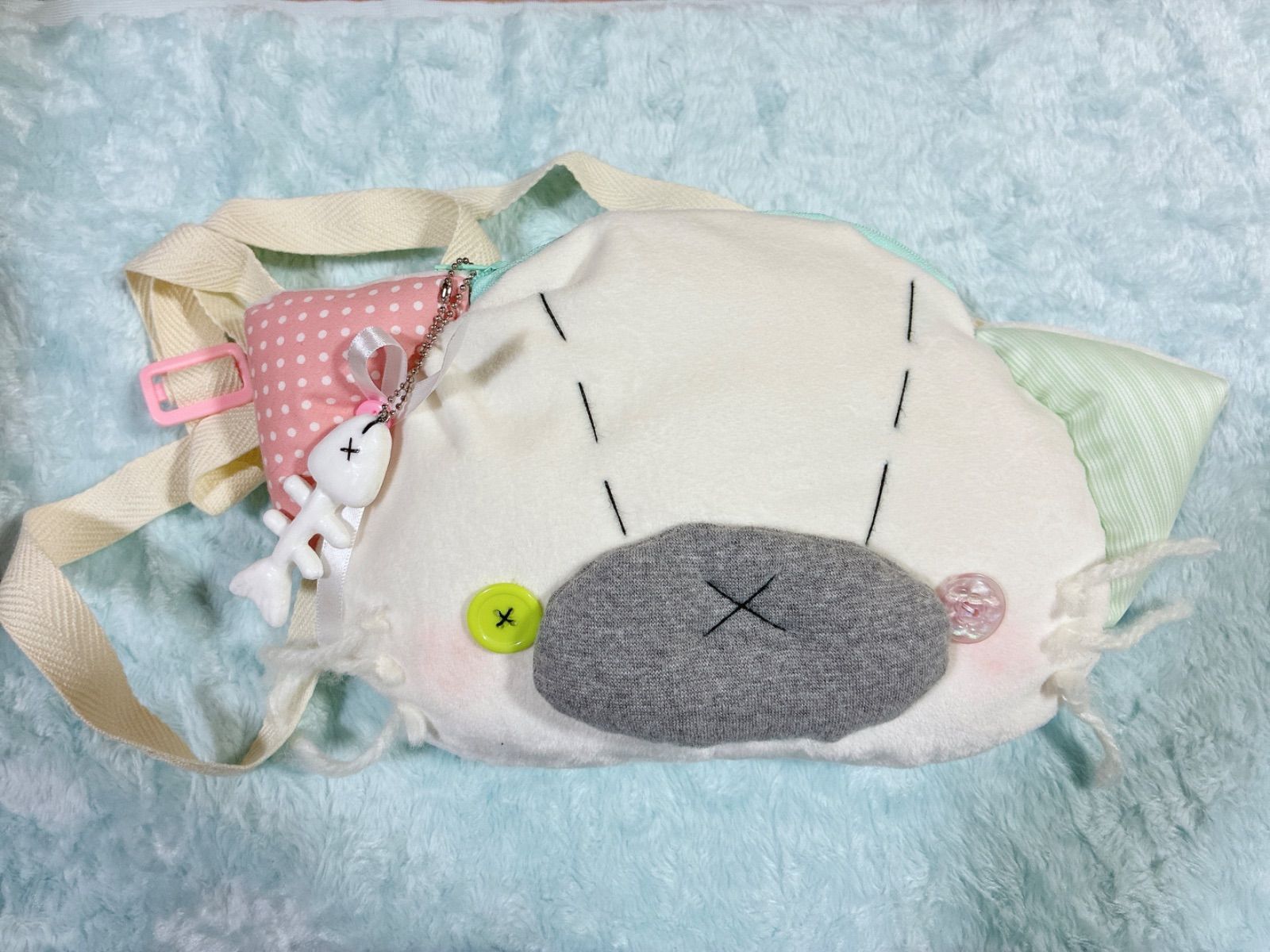 あなたのお友達ねこさんポシェット/ハンドメイド/バッグ