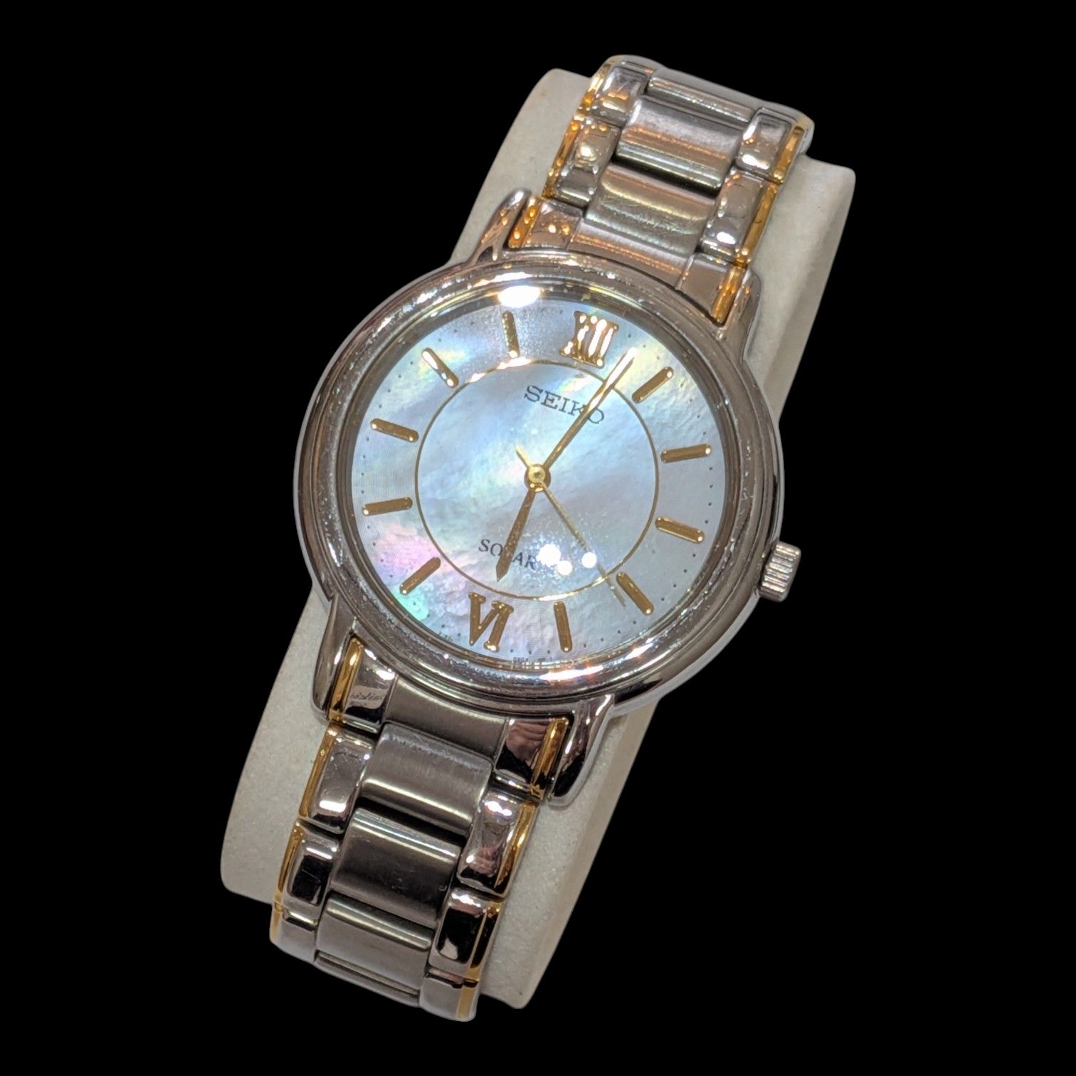 SEIKO セイコー SOLAR シェル文字盤 V1 81-0AD0 腕時計 セイコー V181 