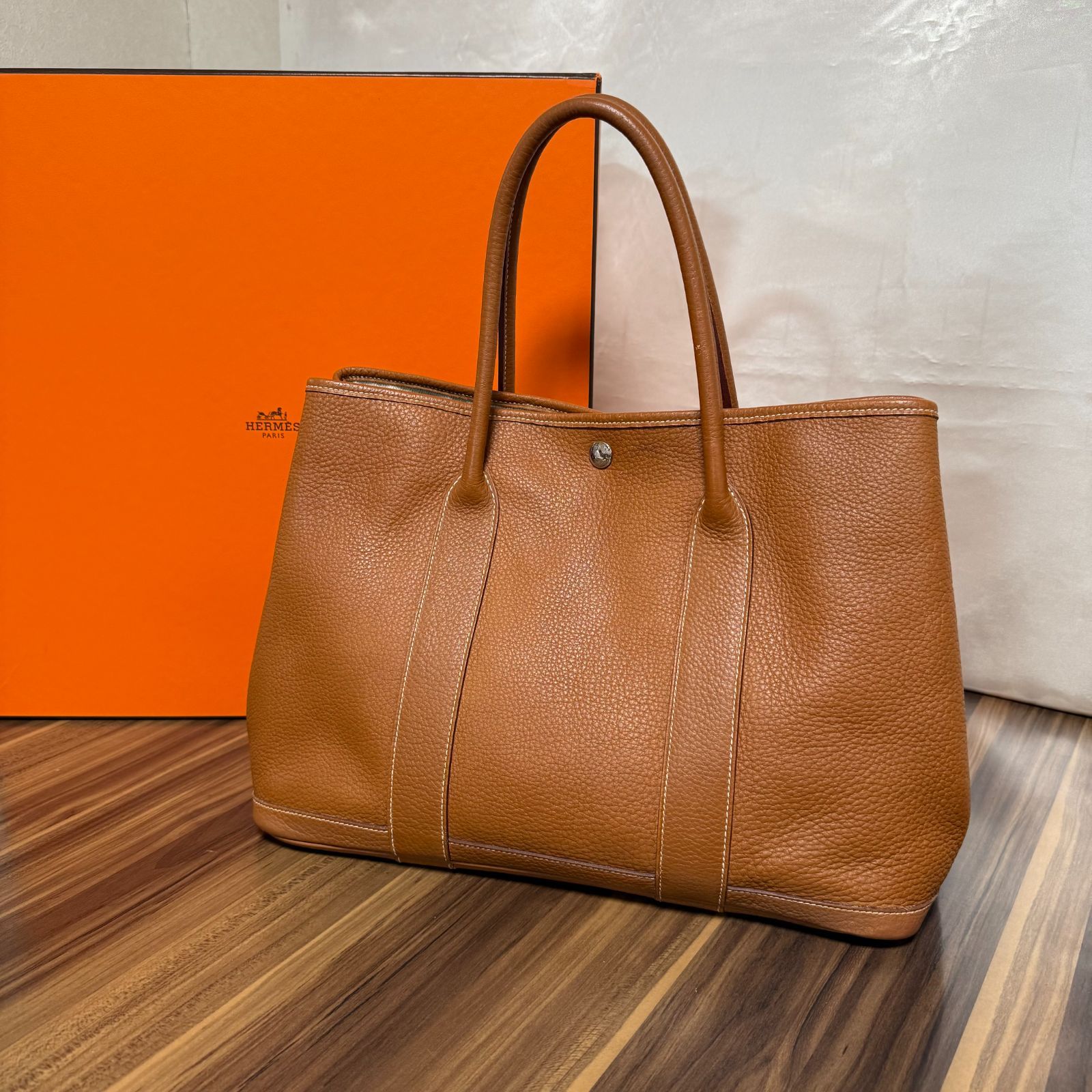 ⭐️美品⭐️HERMES エルメス ガーデンパーティ PM ネゴンダ ゴールド 