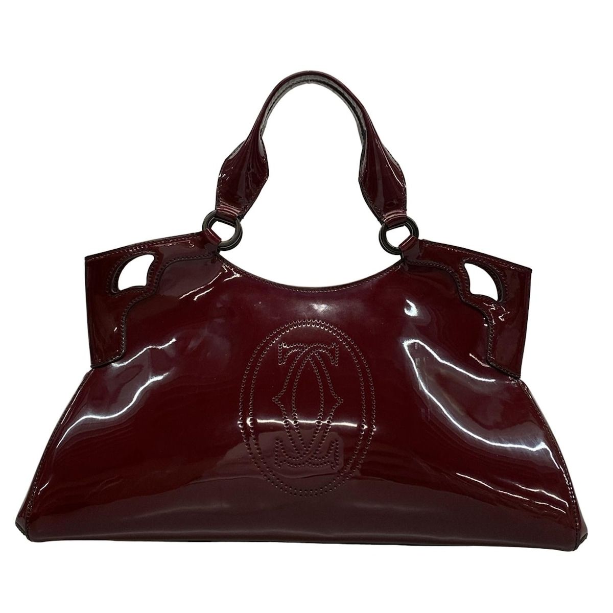 Cartier(カルティエ) トートバッグ マルチェロ ボルドー レザー Cartier(カルティエ) トートバッグ マルチェロ ボルドー レザー