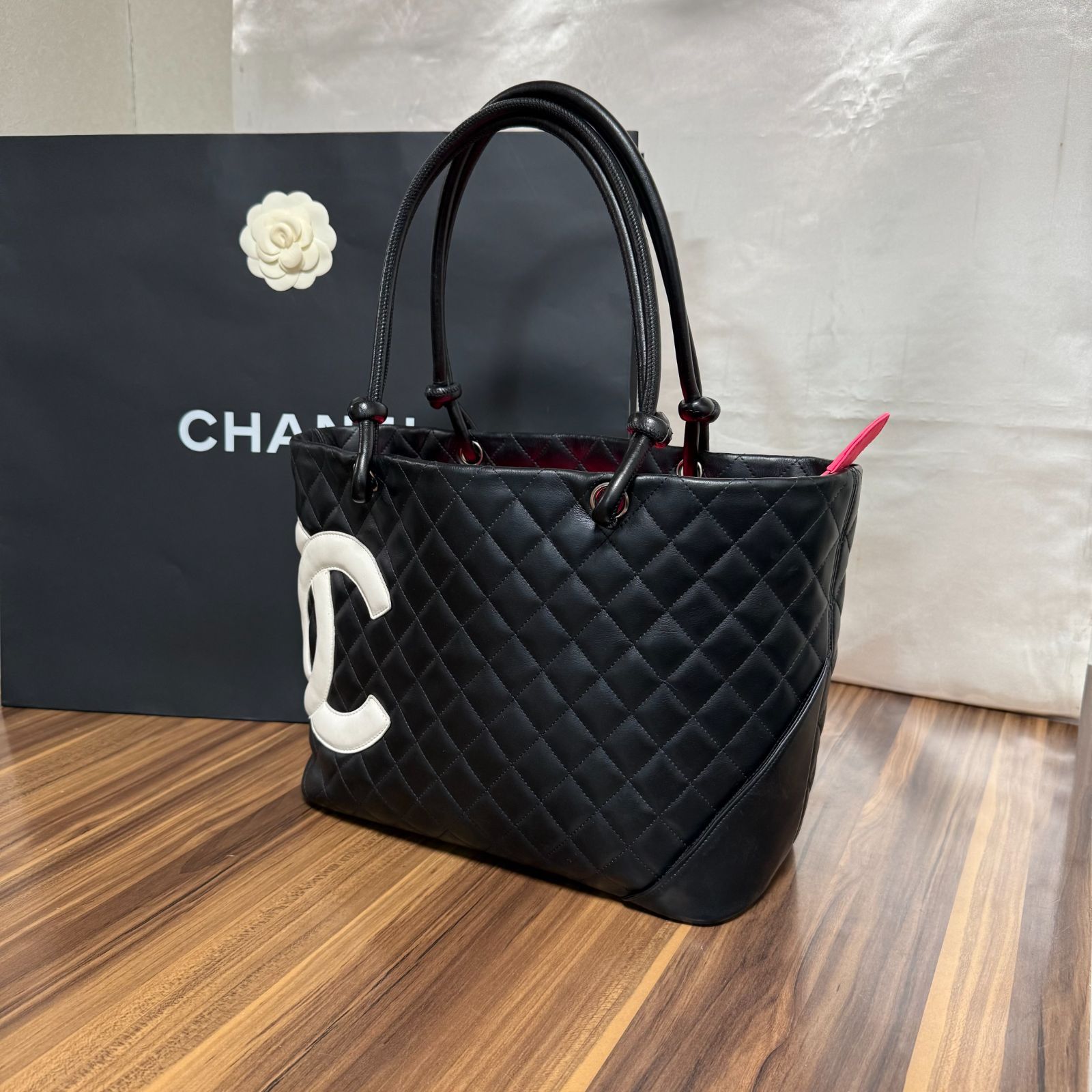 ⭐️美品⭐️CHANEL シャネル トートバッグ カンボンライン ラージ 