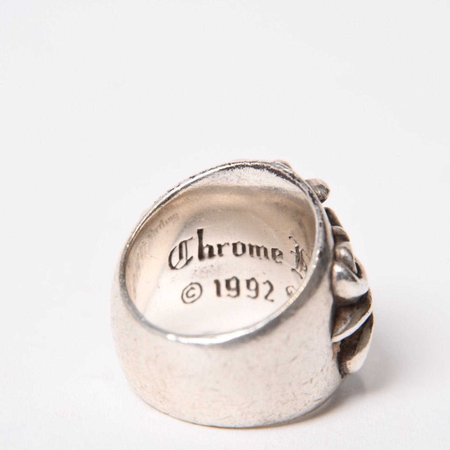 S*Y様 Chrome Hearts 1992年製 リング・指輪 付属品がないた CHROME HEARTS クロムハーツ キーパーリング 指輪 サイズ20号 重量20g