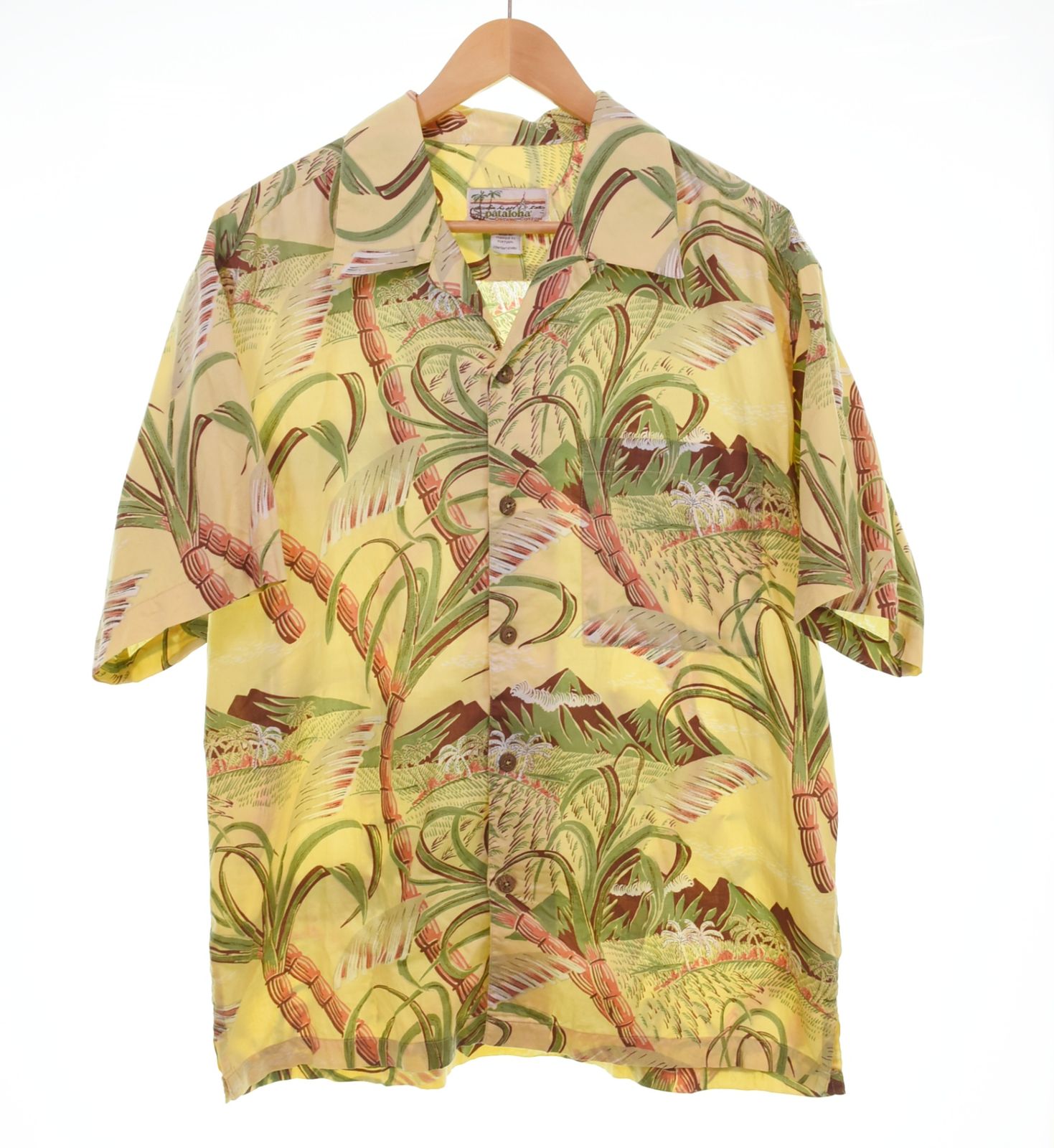 パタゴニア PATAGONIA pataloha パタロハ アロハシャツ サトウキビ柄