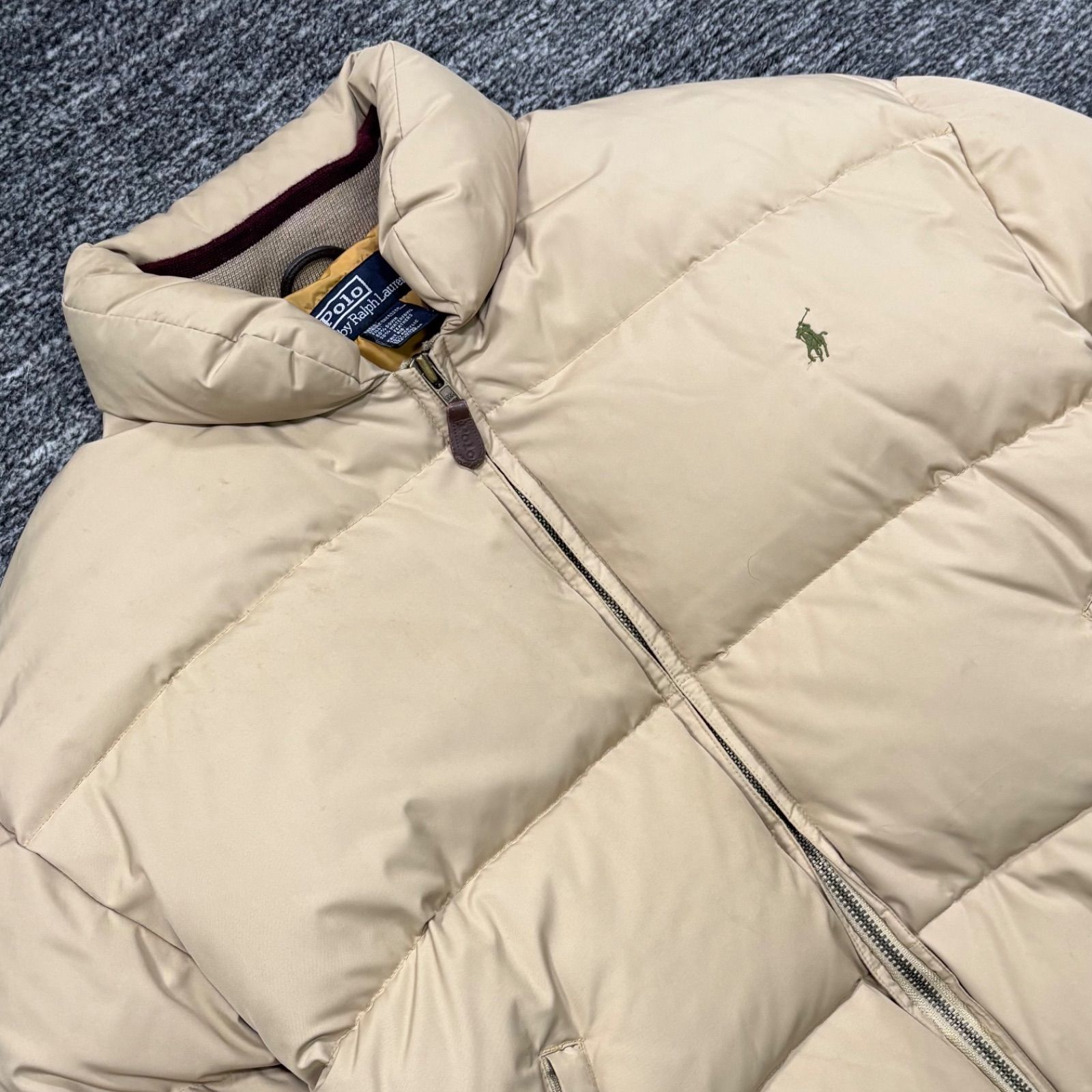 Polo Ralph Lauren ダウンジャケット ベージュ L ポロラルフローレン 