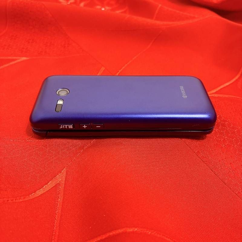 京セラ かんたんケータイ KYF43 ブルー SIMフリー 中古 - メルカリ