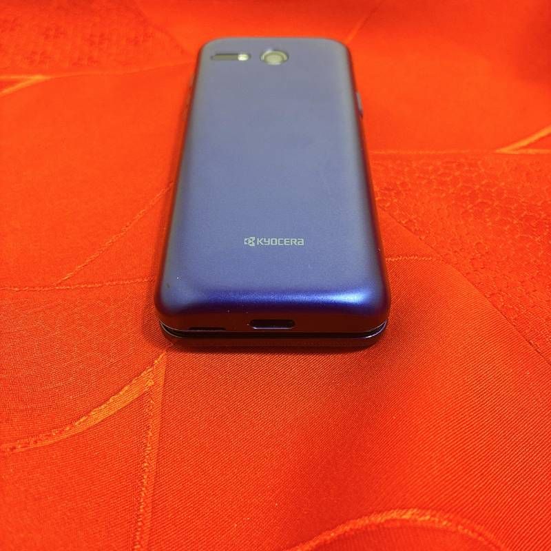 京セラ かんたんケータイ KYF43 ブルー SIMフリー 中古 - メルカリ