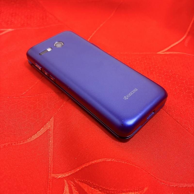 京セラ かんたんケータイ KYF43 ブルー SIMフリー 中古 - メルカリ