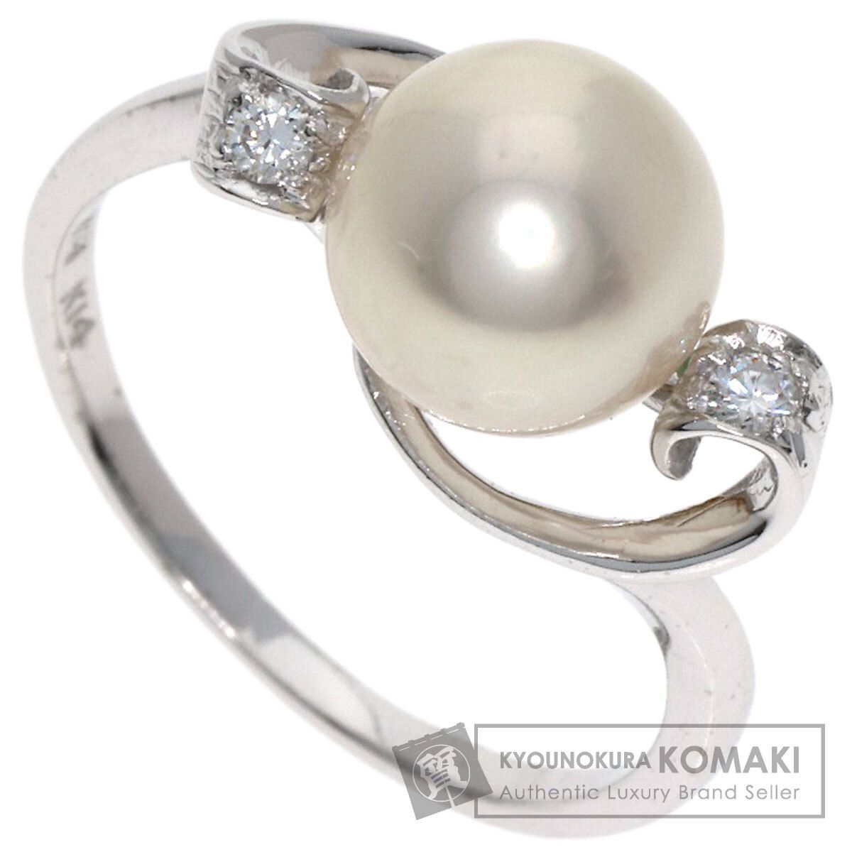 MIKIMOTO ミキモト パール 真珠 ダイヤモンド リング・指輪 MIKIMOTO ミキモト パール 真珠 ダイヤモンド リング・指輪