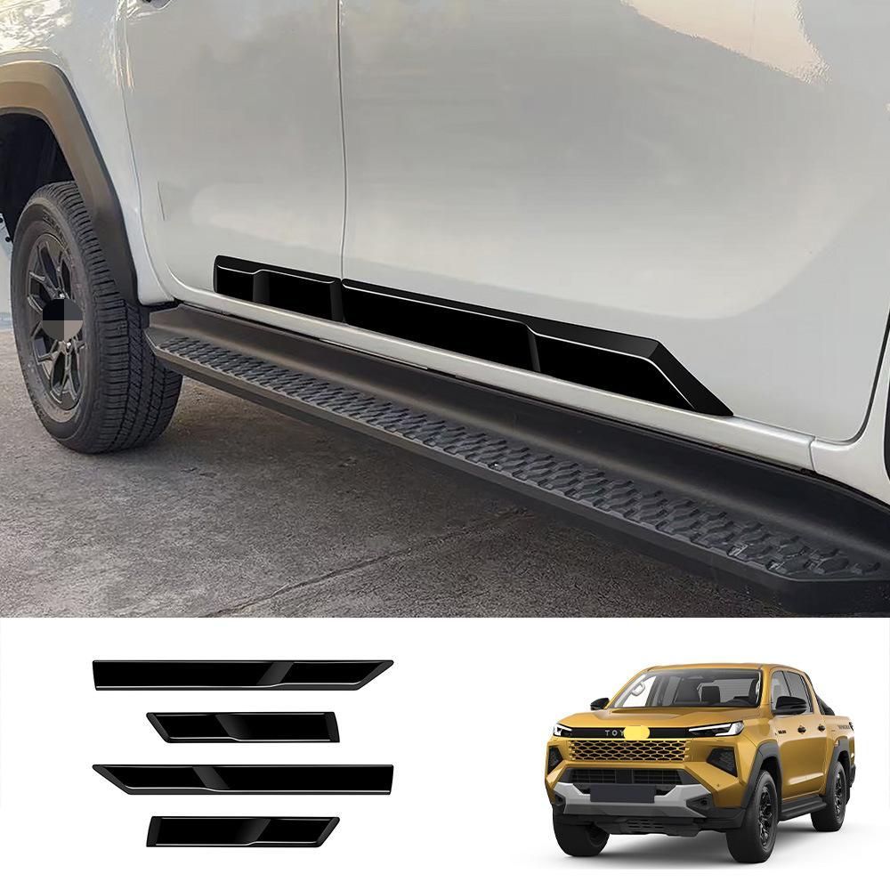TOYOTA トヨタ HILUX ハイラックス 26年対応 ボディサイドモール 4点