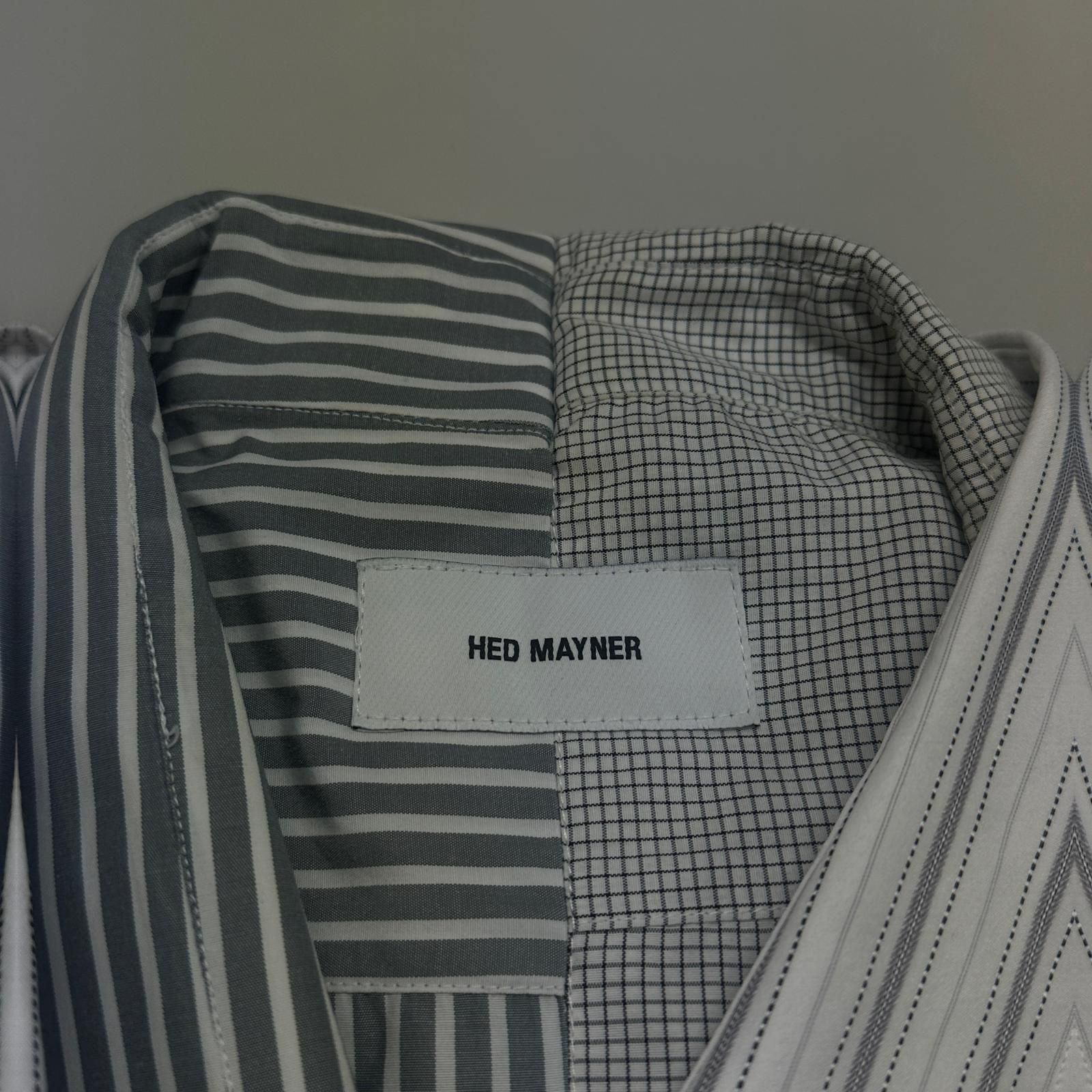 参考上代78100円 HED MAYNER LAYERED SHIRT ヴィンテージストライプ 