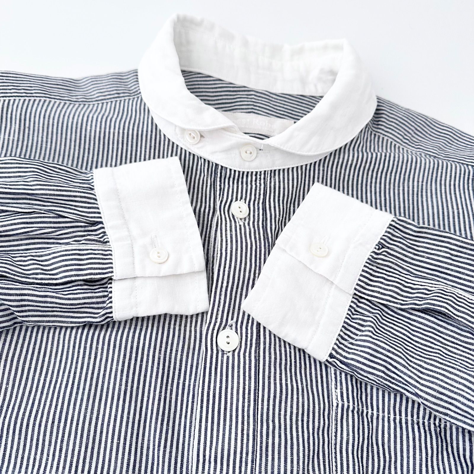 ネストローブ nest Robe リネン コットン クレリック シャツ ブラウス 
