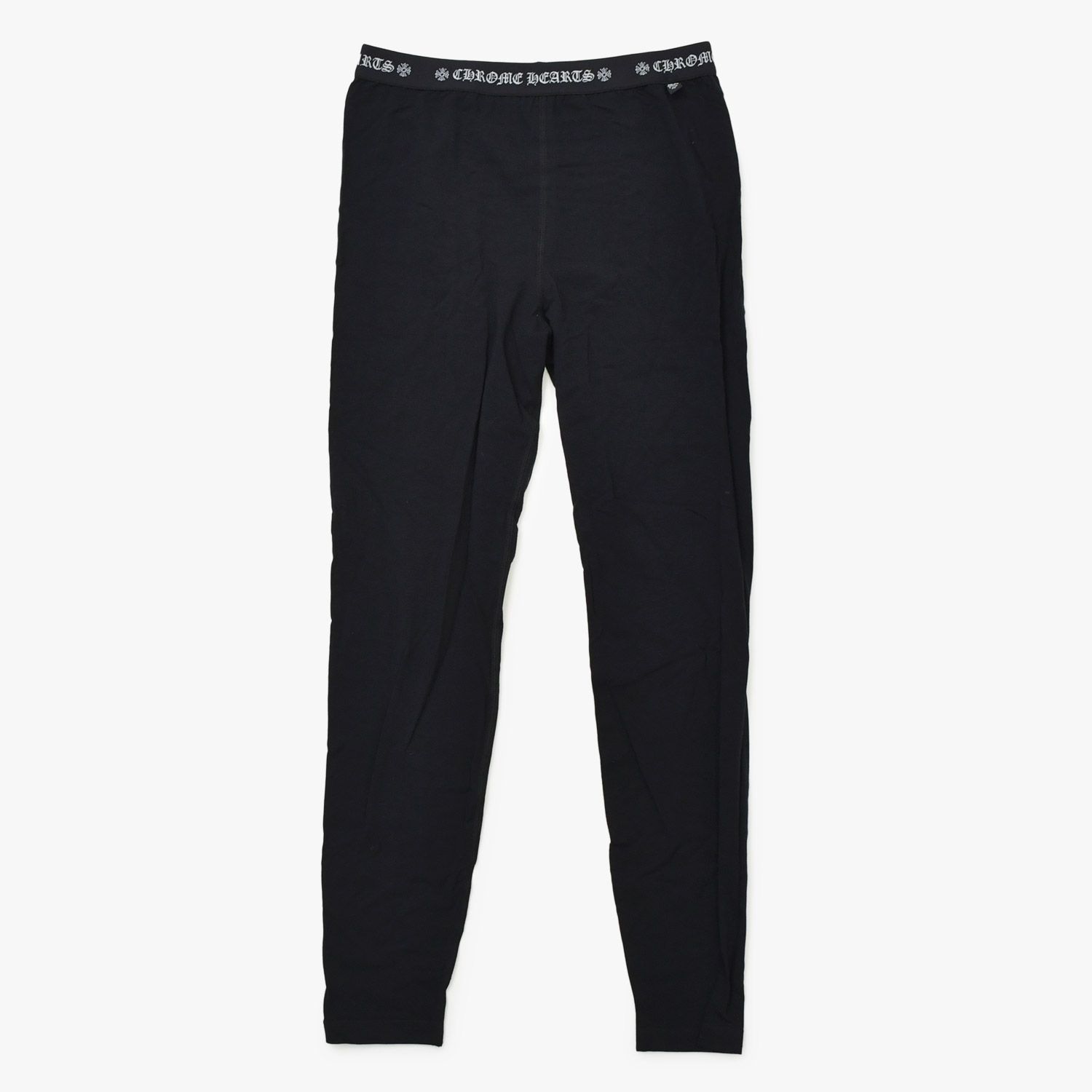 新品未使用 CHROME HEARTS クロムハーツ LEGGINGS ロゴ 刺繍 レギンス 