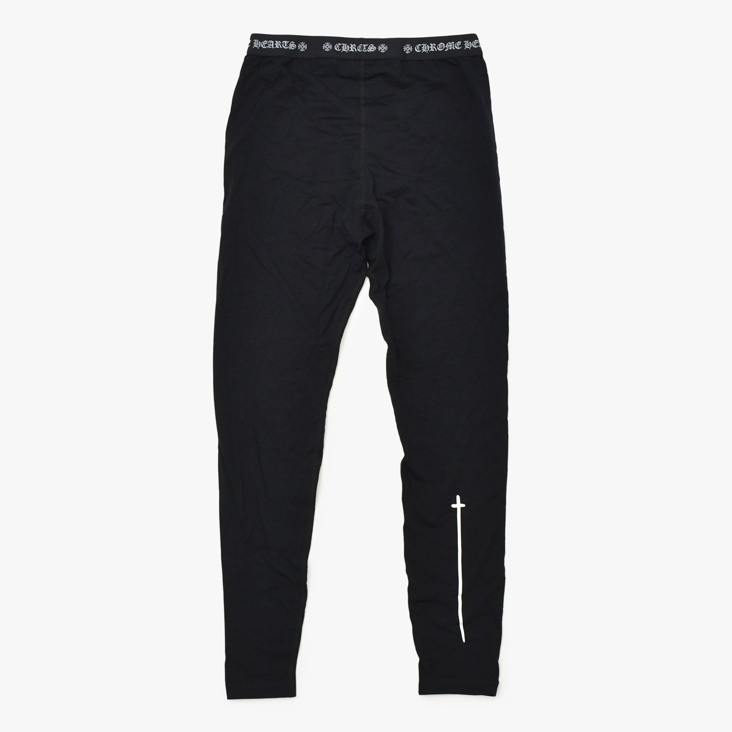 新品未使用 CHROME HEARTS クロムハーツ LEGGINGS ロゴ 刺繍 レギンス 