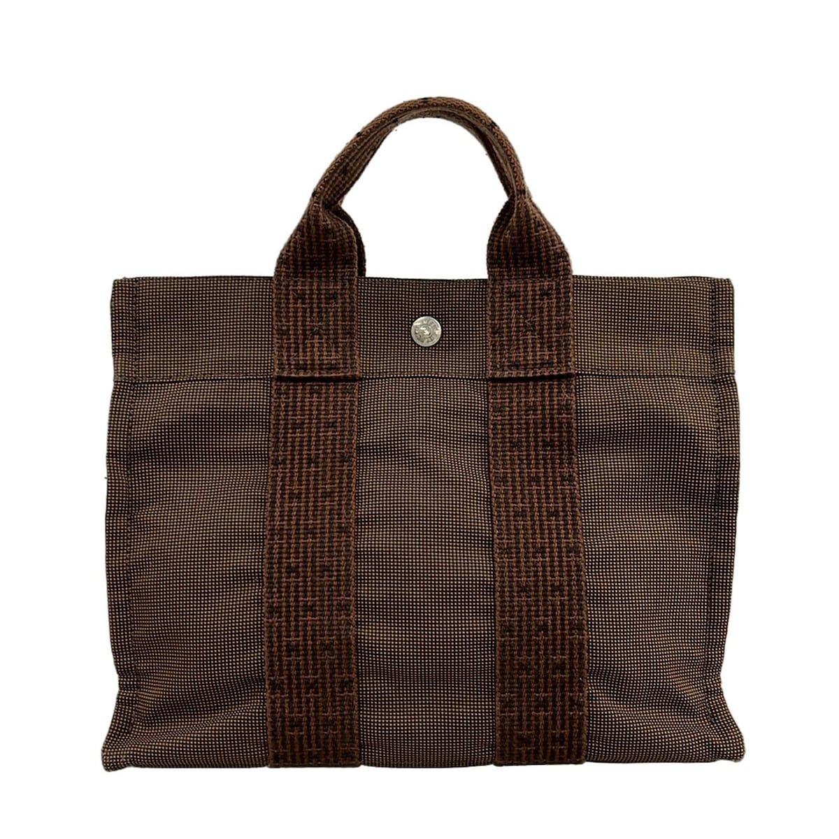 HERMES(エルメス) トートバッグ美品 エールライントートPM ブラウン 