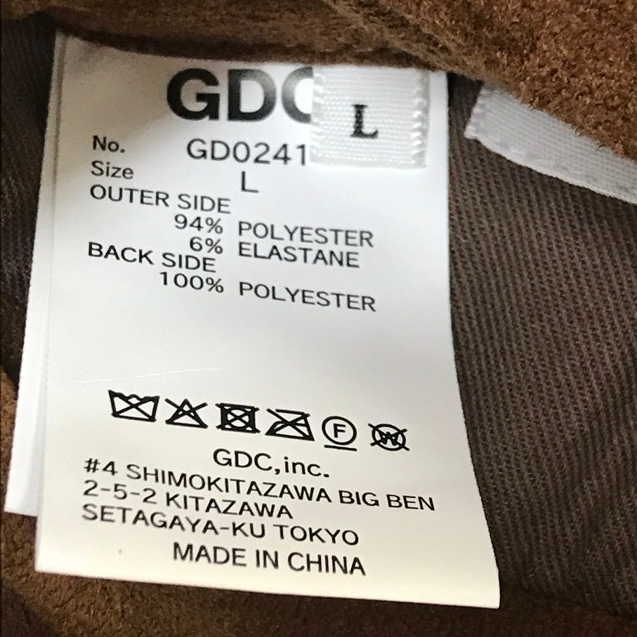 GDC Vegan Mouton Vest ジーディーシー フェイクムートンベスト
