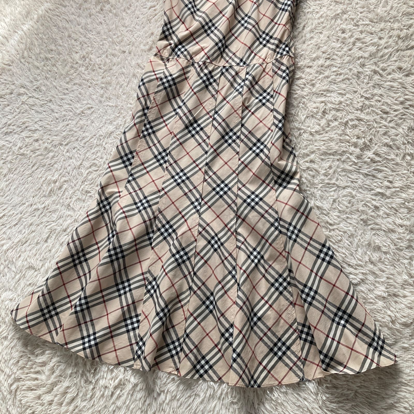 BURBERRY BLUE LABEL バーバリーブルーレーベル 肩りぼん ノースリーブ 