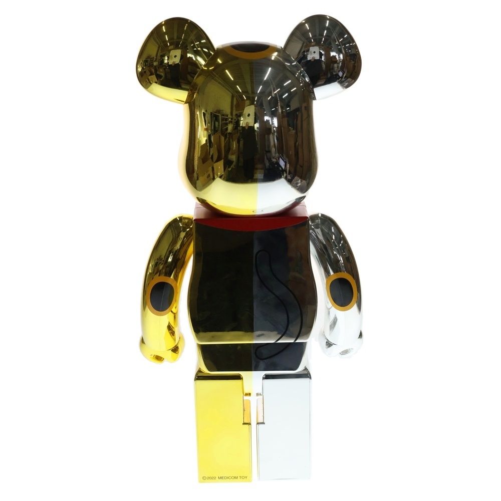 MEDICOM TOY (メディコムトイ) BE@RBRICK ベアブリック 招き猫 開運銀 