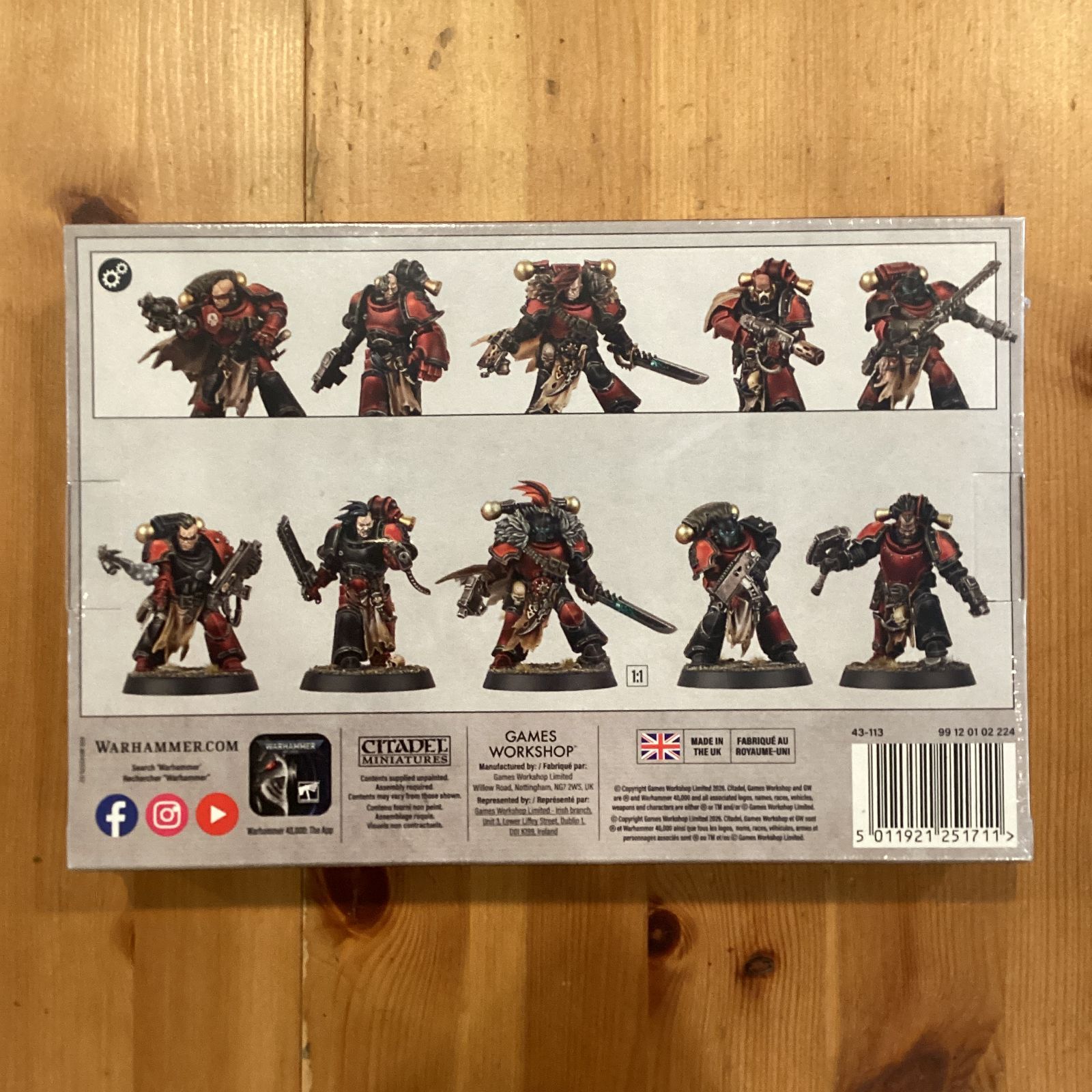 ケイオス・スペースマリーン レッドコルセア レイダー RED CORSAIRS