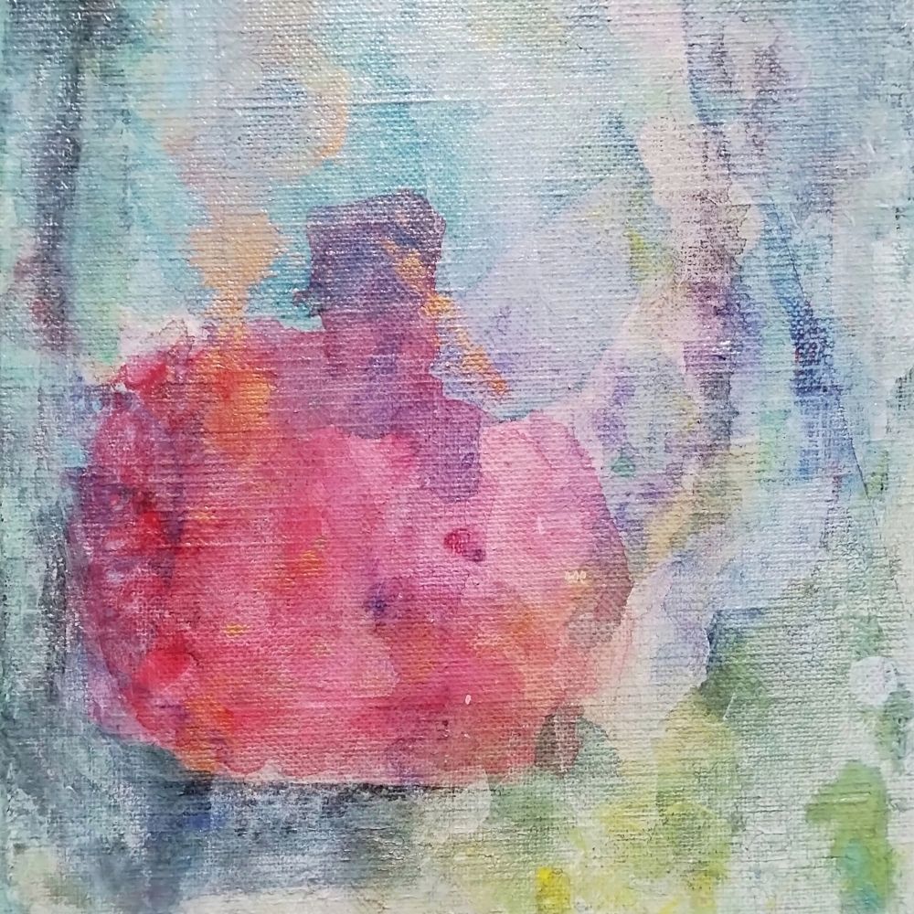 内野隆文 静物 絵画 キャンバス アクリル画 M3号 抽象画 現代