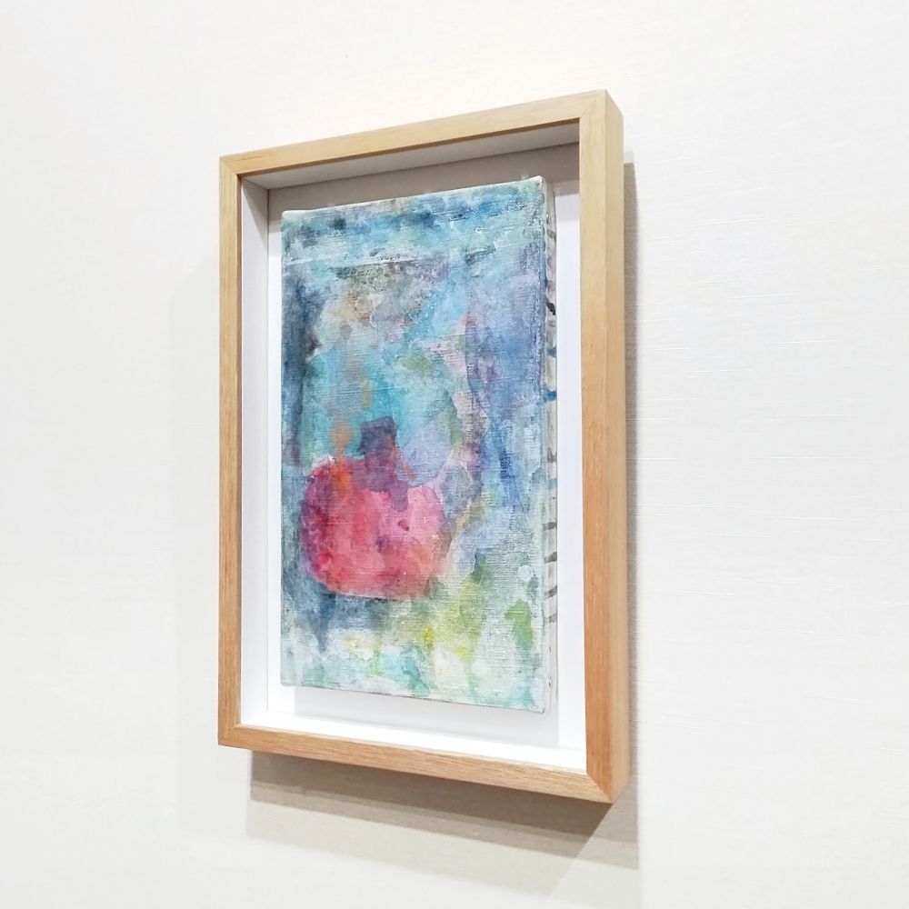 内野隆文　抽象画　M3号　絵画　キャンバス　アクリル　現代美術　額縁 内野隆文 抽象画 M3号 絵画 キャンバス アクリル 現代美術 額縁 内野