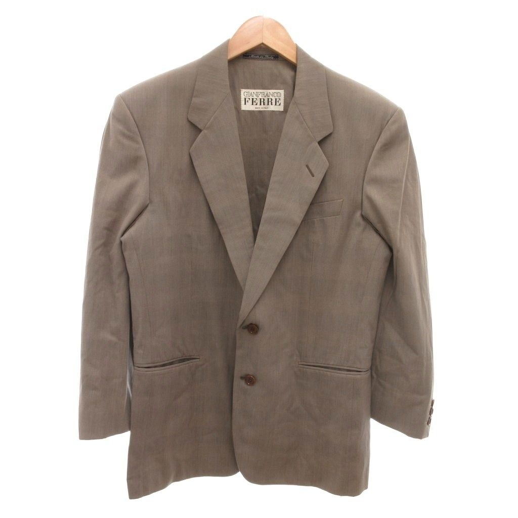 ジャンフランコフェレ GIANFRANCO FERRE 美品 テーラードジャケット 