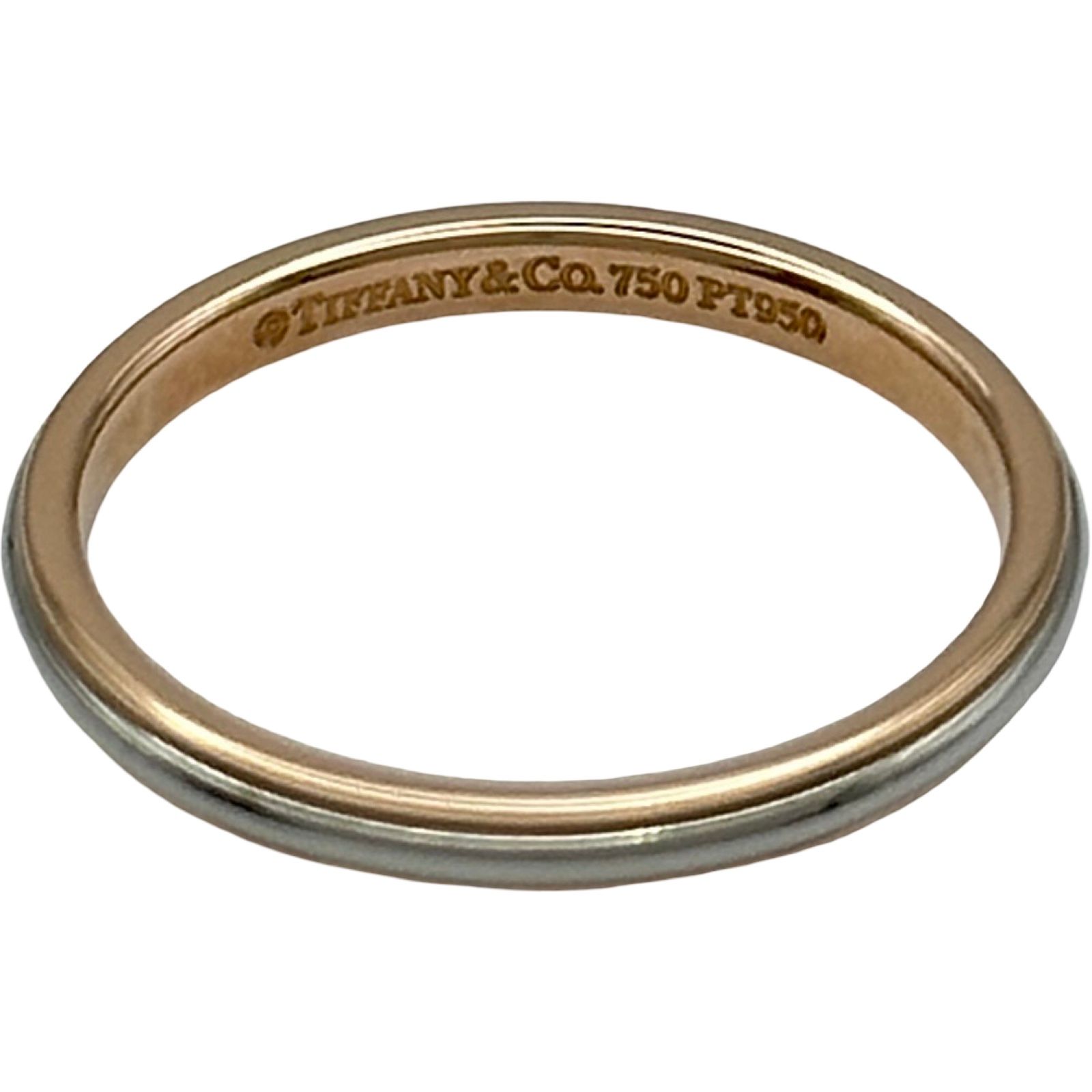 ティファニー TIFFANY＆CO クラシックバンドリング ピンクゴールド 