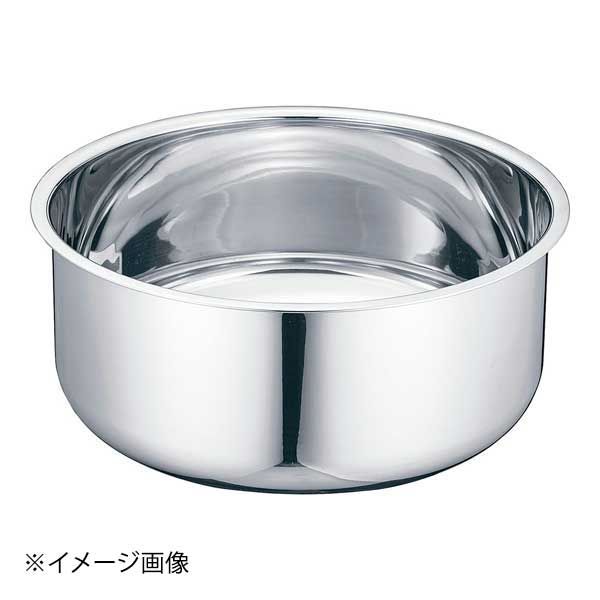 【新品】遠藤商事株式会社 18-0 ステンレス丸型洗桶 39cm 011870