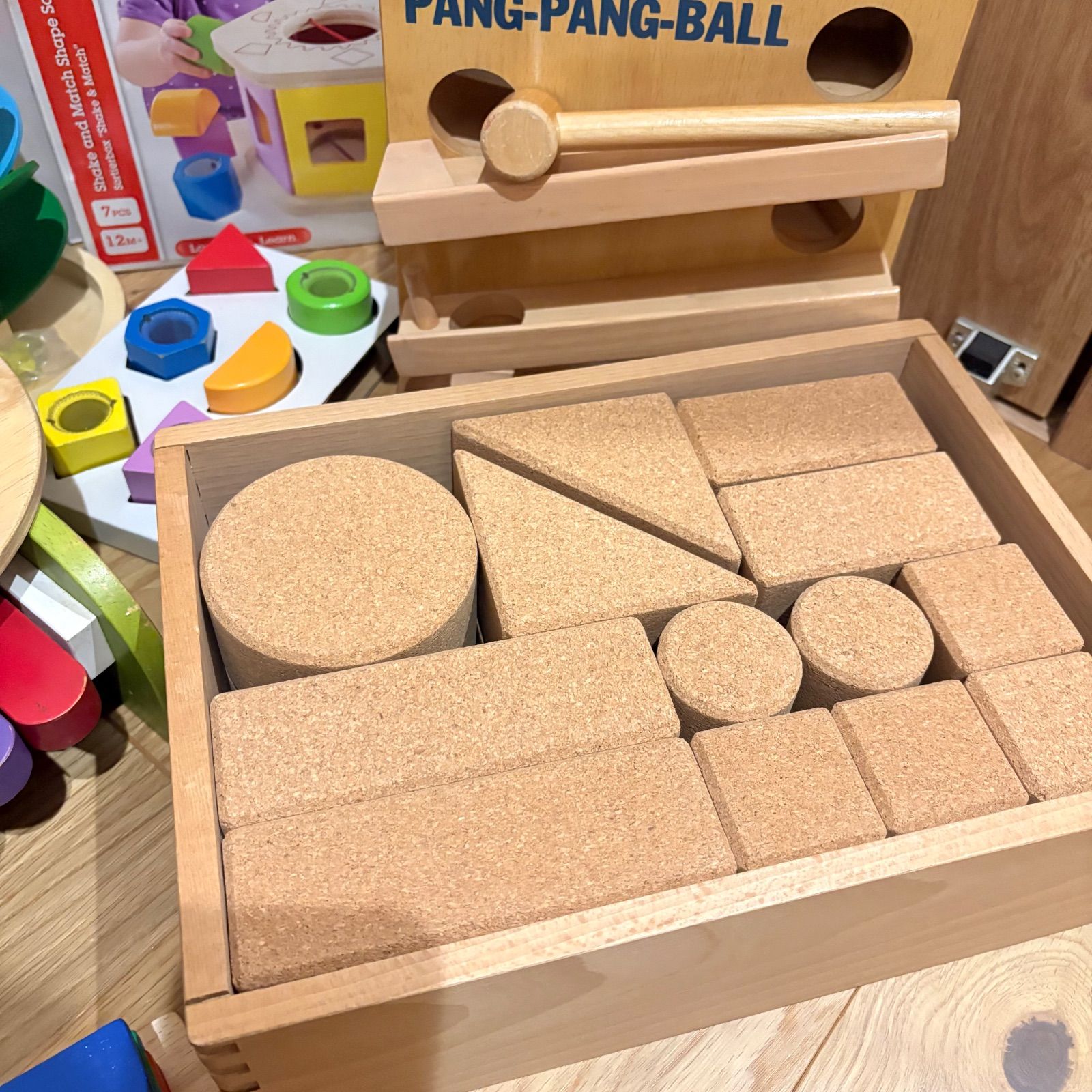 木のおもちゃ まとめ売り 8点セット ボーネルンドなど カラフル | Shop