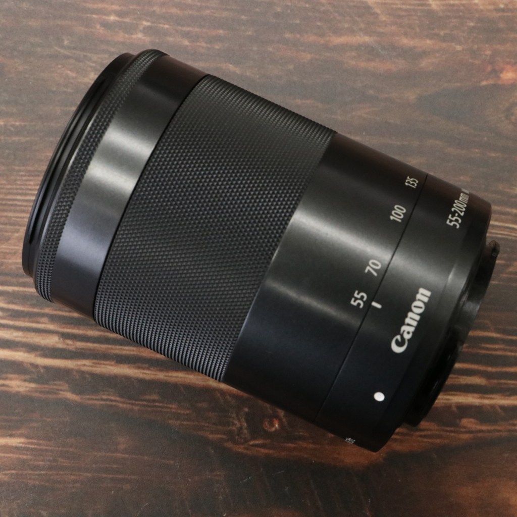 極上品】 Canon EF-M 55-200mm F4.5-6.3 IS STM ブラック #7411 極上品】 Canon EF-M 55-200mm F4.5-6.3 IS STM ブラック #7411