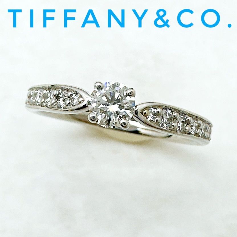 美品🌟Tiffany&Co. ハーモニー ダイヤモンド 0.21ct プラチナ 美品🌟Tiffany&Co. ハーモニー ダイヤモンド 0.21ct プラチナ