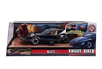 【中古】「未使用品」ナイトライダー ジェイダトイズ メタルズ ハリウッド・ライズ 1/24 スケール ダイキャストカー K.I.T.T.(キット) with スキャナーライト ライト