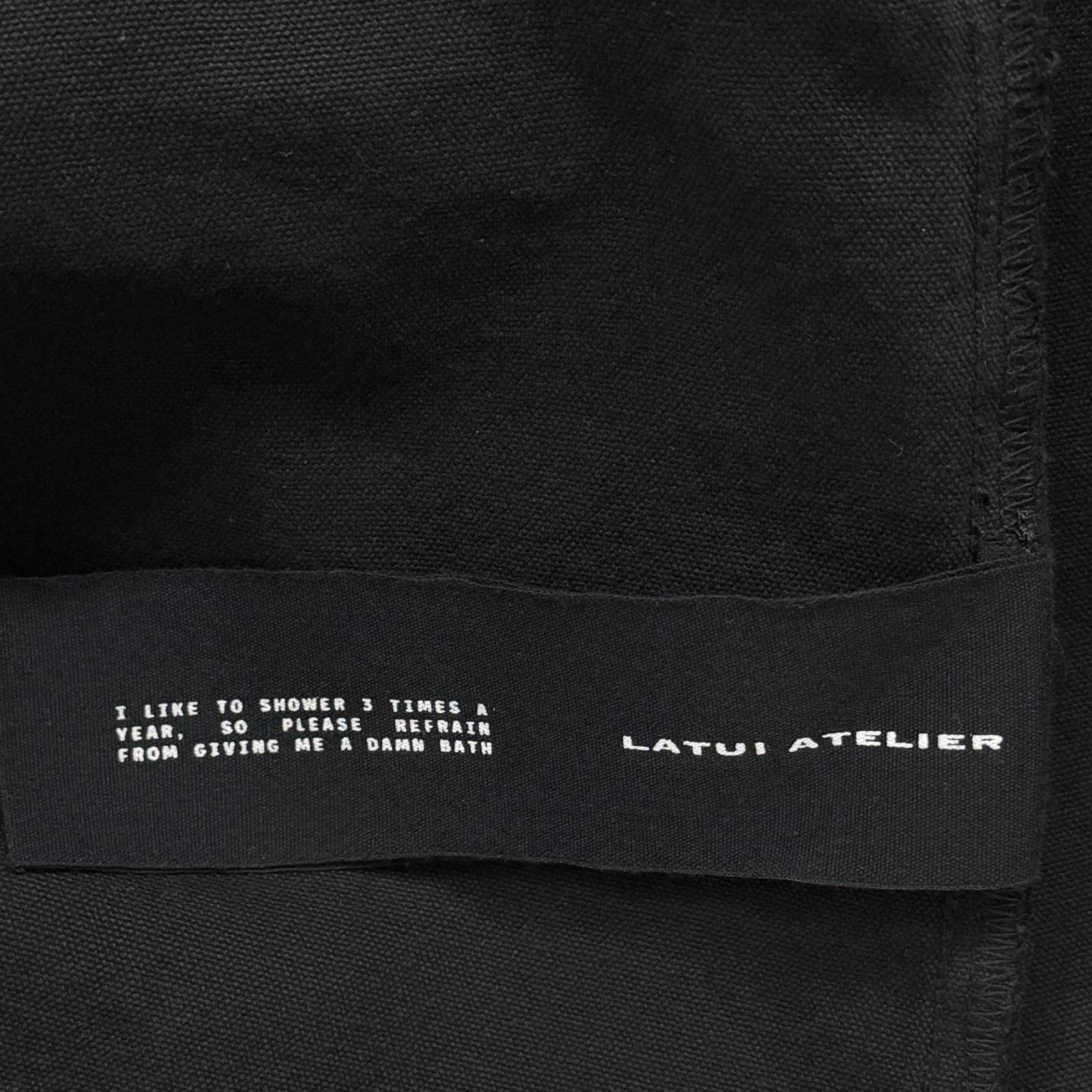 参考上代47300円 LATUI ATELIER 25AW VINTAGE TRAUMA SHIRT 